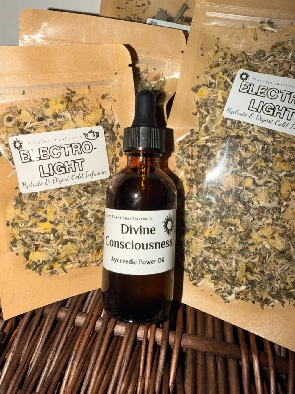 2 fl oz Divine Consciousness Oil: Ayurvedic Hair Growth Serum: 16 Herbs & Oils